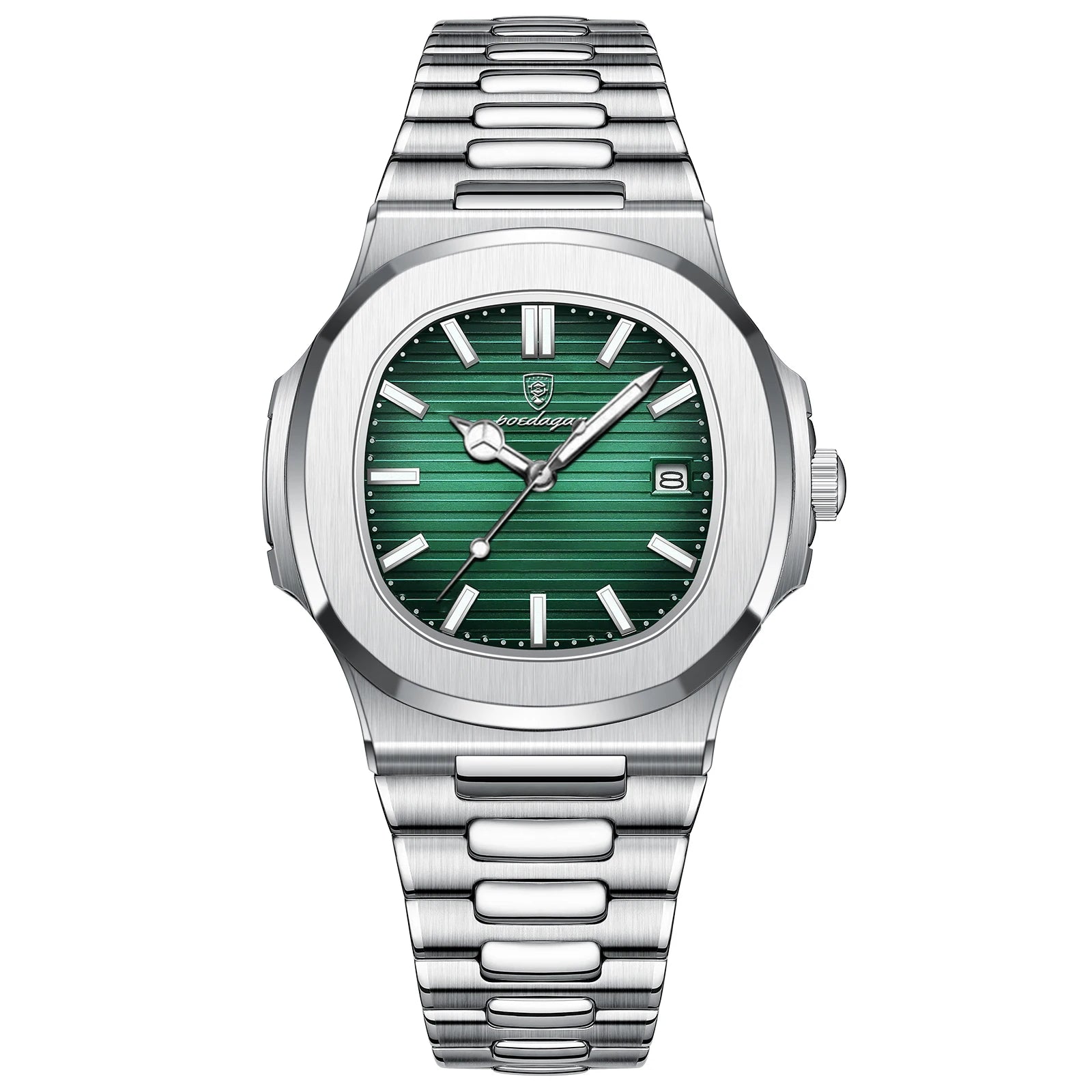 POEDAGAR Men’s Waterproof Luminous Wristwatch Quartz Watches For Men