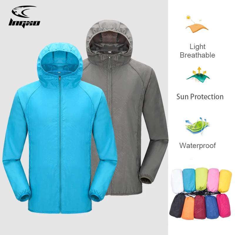 TrailGuard Camping Rain Jacket - Waterproof Quick Dry