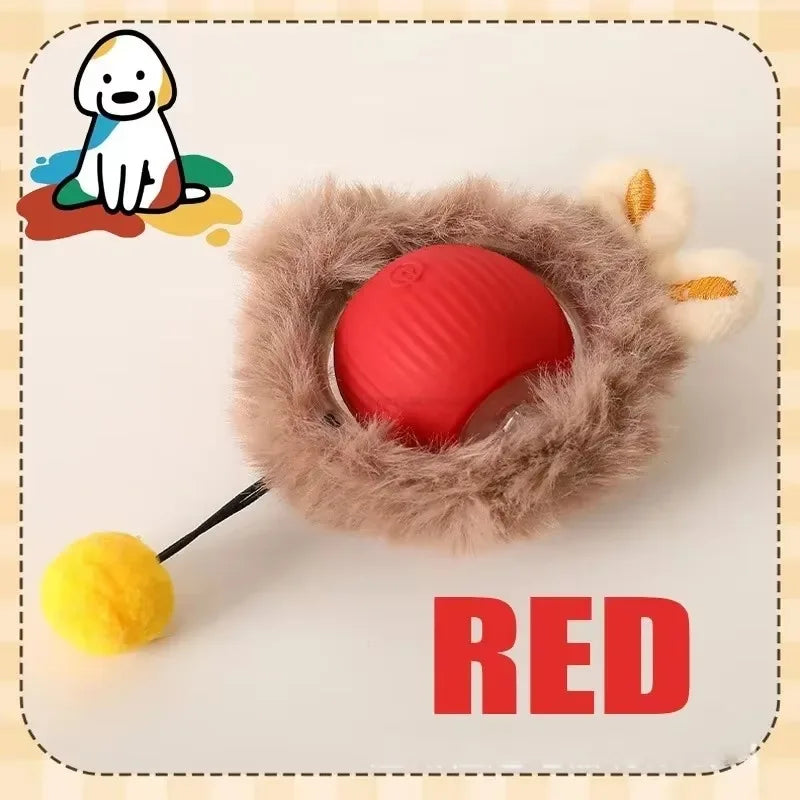 Cat interactive training automatic moving ball kitten electric ball toy automatic rolling magic ball toy cat
