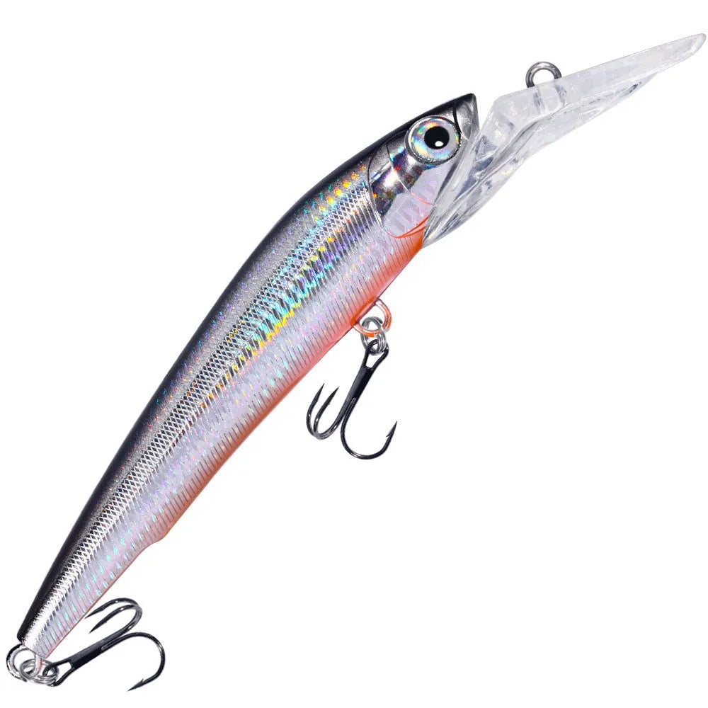 Deep Diving Trolling Lure Wobbler Bait Saltwater Fishing Tackle for Tuna, Wahoo Mahi-Mahi, Yellowtail 18cm/41g 24cm 100g