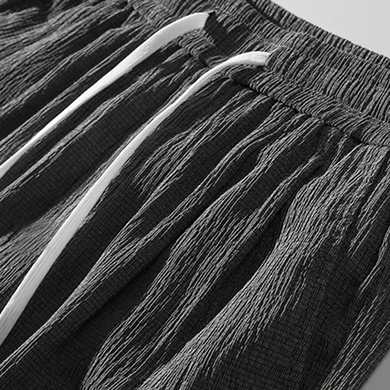 Lce Silk Shorts - Breathable Cropped Pants For Hot Weather