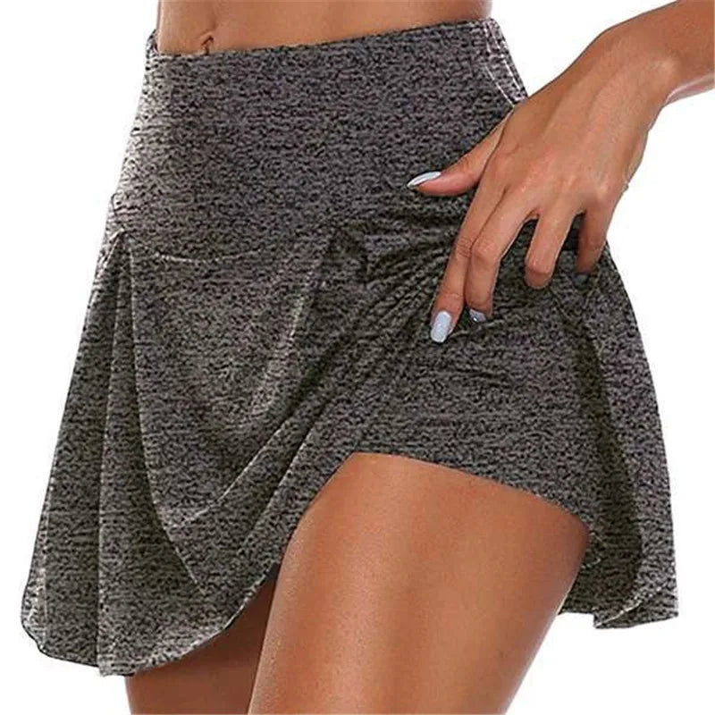DF Summer Sprints Tennis Fitness Short Skirts - Quick Dry