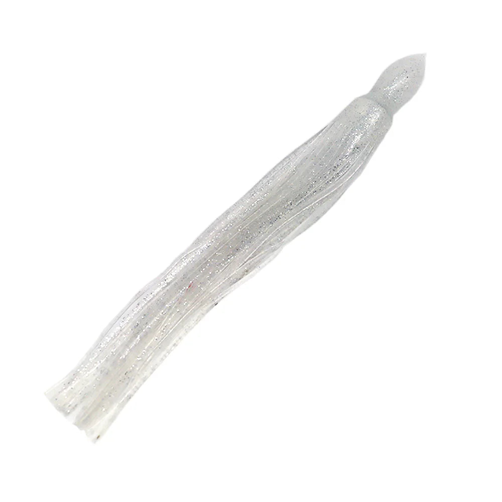 12” Tuna Big Game Marlin Skirts Tuna Trolling Squid Lures Rubber PVC Fishing Trolling Lure Replacement Octopus Skirts