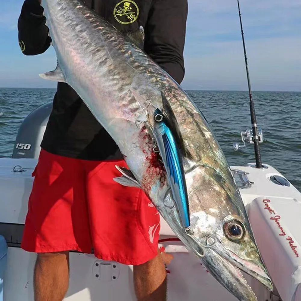 Deep Diving Trolling Lure Wobbler Bait Saltwater Fishing Tackle for Tuna, Wahoo Mahi-Mahi, Yellowtail 18cm/41g 24cm 100g