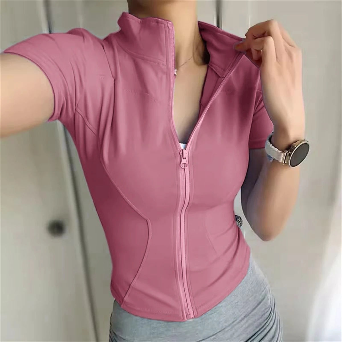 Summer Waist Slimming Training Tops - Quick Dry Yoga Wear