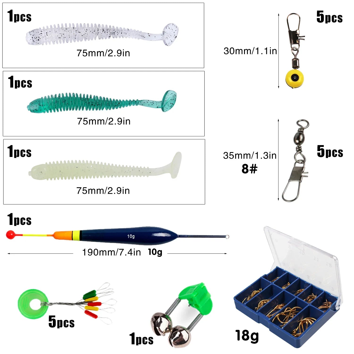 Baitcasting Fishing Rod and Reel Combo 5 Section Fishing Rod and 7.2:1 Gear Ratio Reel Full Kit forSport Fishing