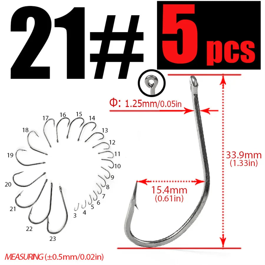 LS-9939 Saltwater Fishing Hooks - Made In Japan Quality