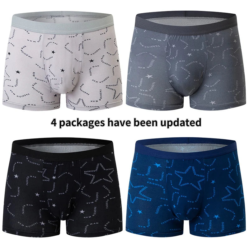 SureFit Plus Size Printed Boyshorts And Trunks - Comfort