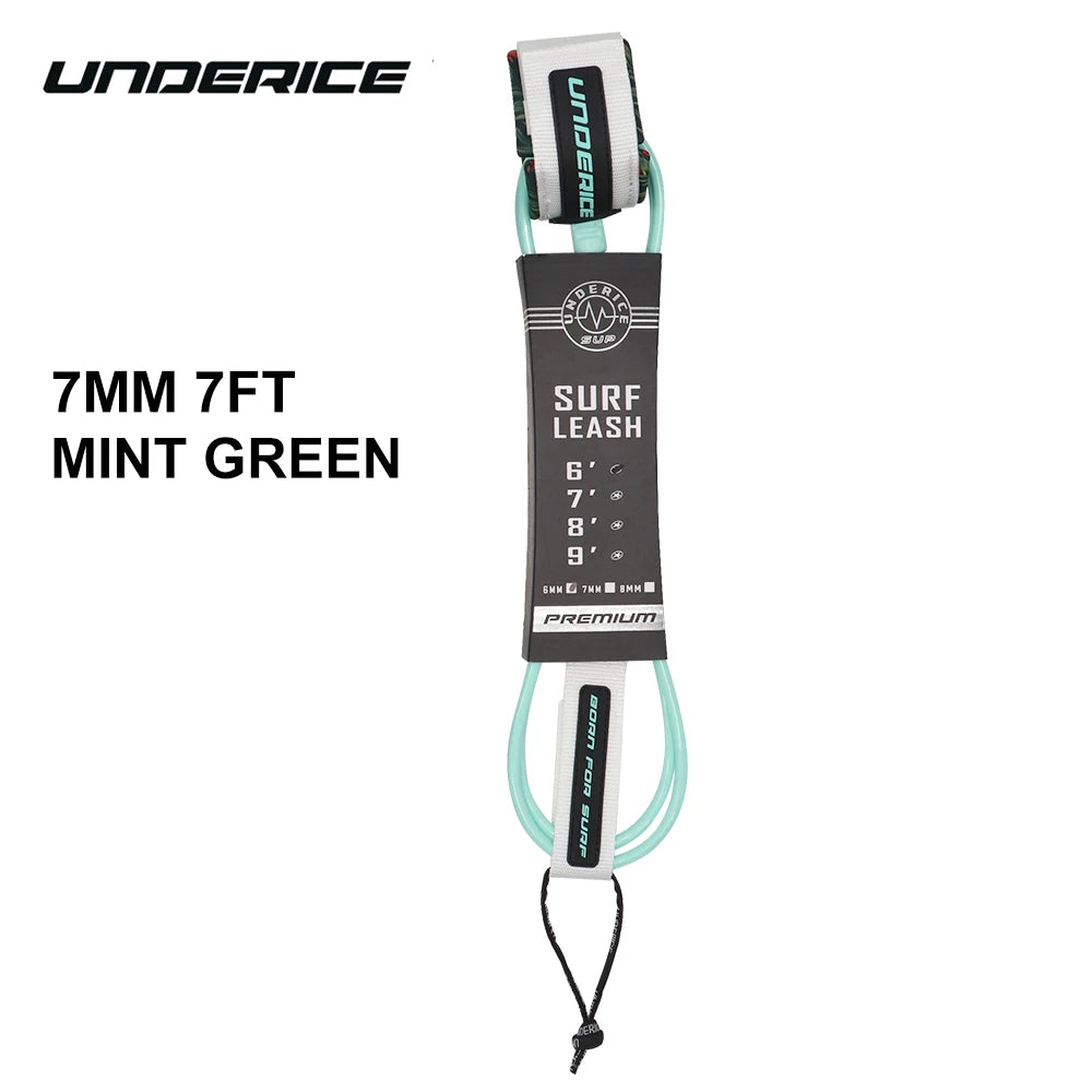 SUP Board 6-10FT Surf Leash Surf Leg Rope Surfboard Leash TPU Stainless Swivels Inflatable Paddle Board Longboard Foot Rope