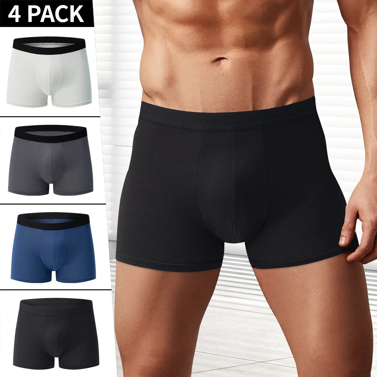SureFit Plus Size Printed Boyshorts And Trunks - Comfort