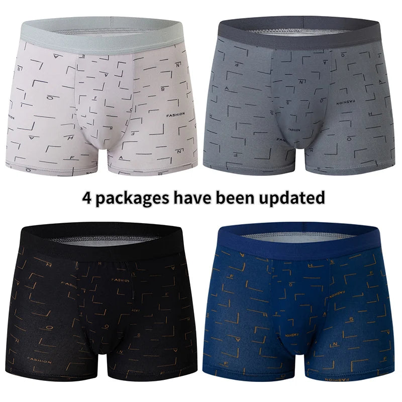 SureFit Plus Size Printed Boyshorts And Trunks - Comfort