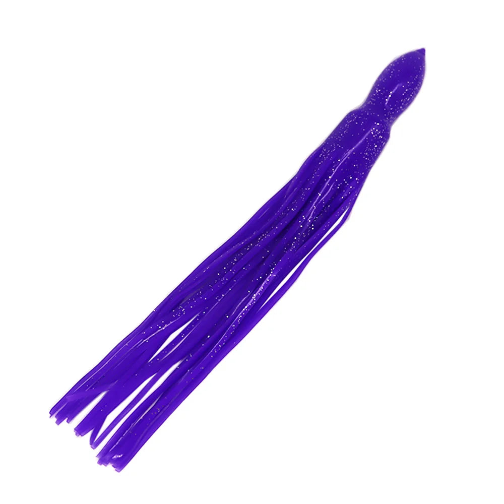 12” Tuna Big Game Marlin Skirts Tuna Trolling Squid Lures Rubber PVC Fishing Trolling Lure Replacement Octopus Skirts
