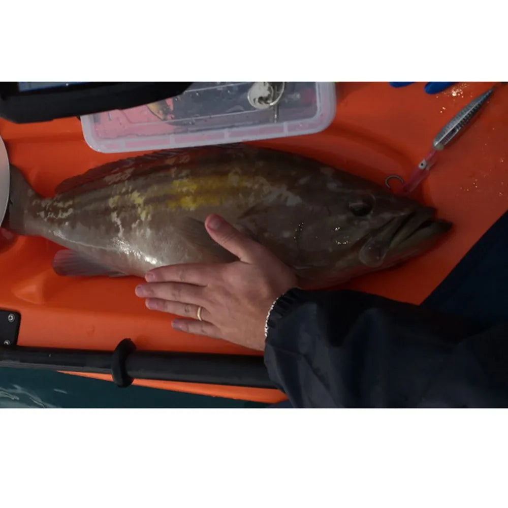 Castfun Inchiku Jig Octopus Skirt With Assist Hook - Glow