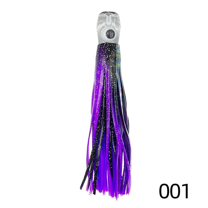 16cm/25cm Trolling Skirt Lures Marlin Tuna Dolphin Deep Sea Fishing Lure, Acrylic Octopus Soft , Resin Sea Fishing Lure