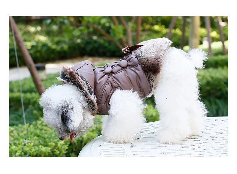 Hooded Pet Products Dog Clothes Winter Pet Clothing Hoodies Dog Puppy Jacket XS-3XL