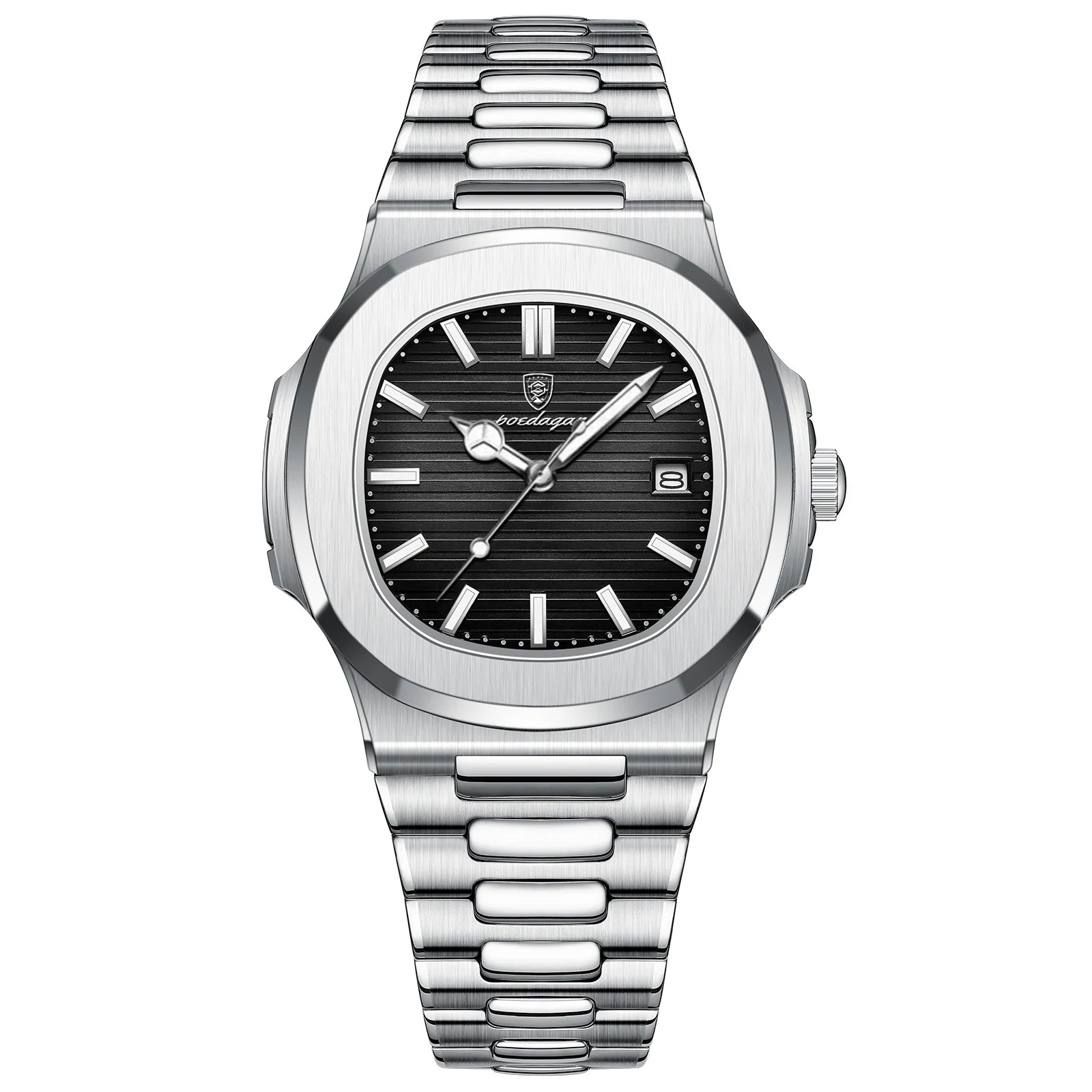 POEDAGAR Men’s Waterproof Luminous Wristwatch Quartz Watches For Men