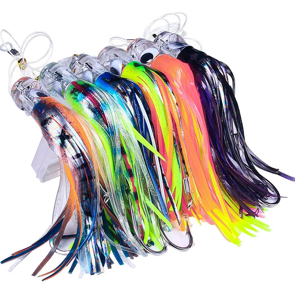 AquaForge Two Sizes Squid Lures - Wire Bait And Soft Lure