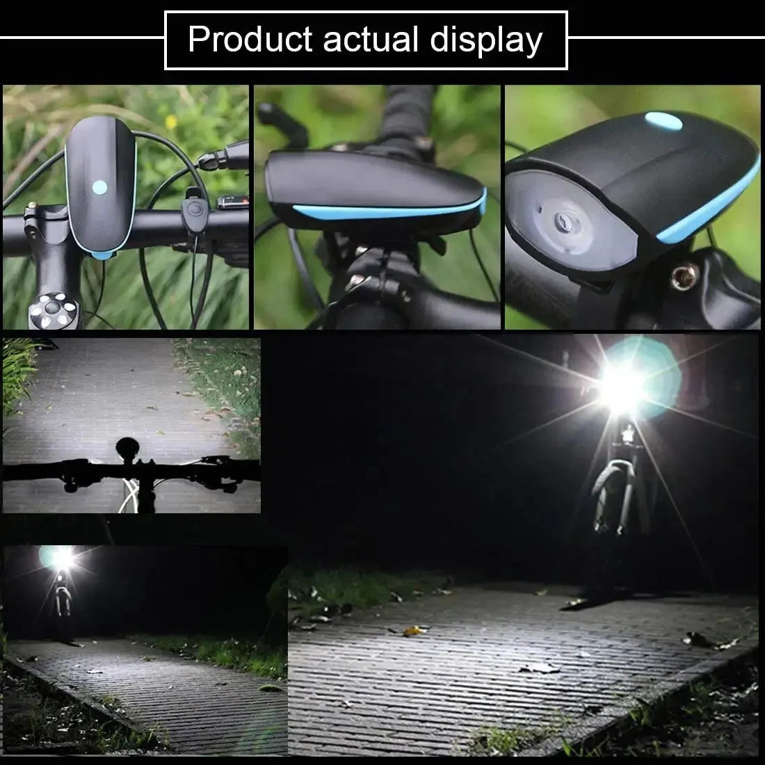 ApexRide Mountain Bike Headlight - USB Rechargeable 3 Modes