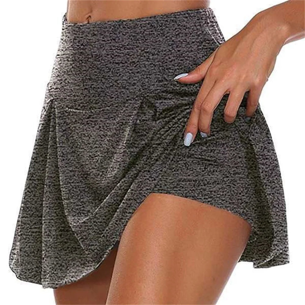 DF Summer Sprints Tennis Fitness Short Skirts - Quick Dry