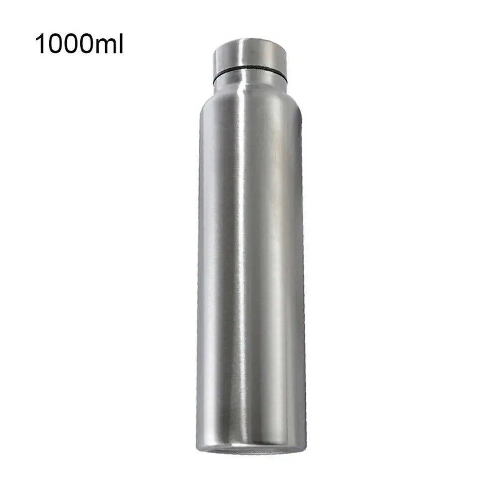 Stainless Steel Sport Bottle Single-Layer Metal Flask Camping Sports Gym