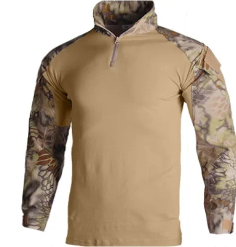 Men Combat Cargo Tactical Camo Waterproof Shirts US Size S-4XL