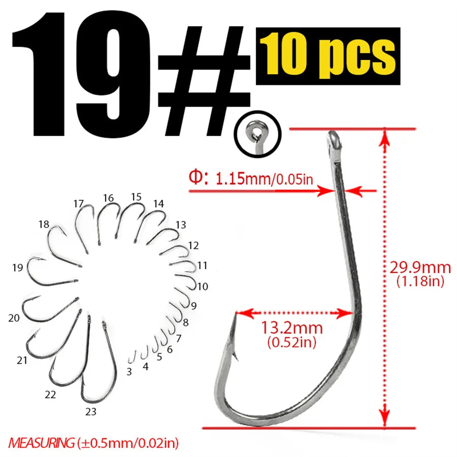 LS-9939 Saltwater Fishing Hooks - Made In Japan Quality