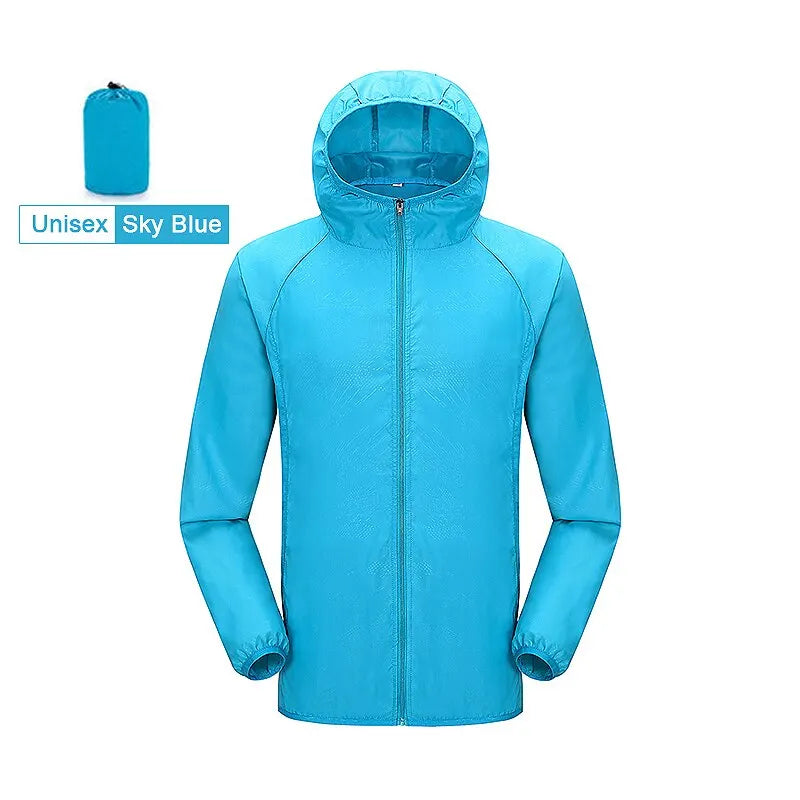 LNGXO Unisex Hiking Jacket - Waterproof Quick Dry UV