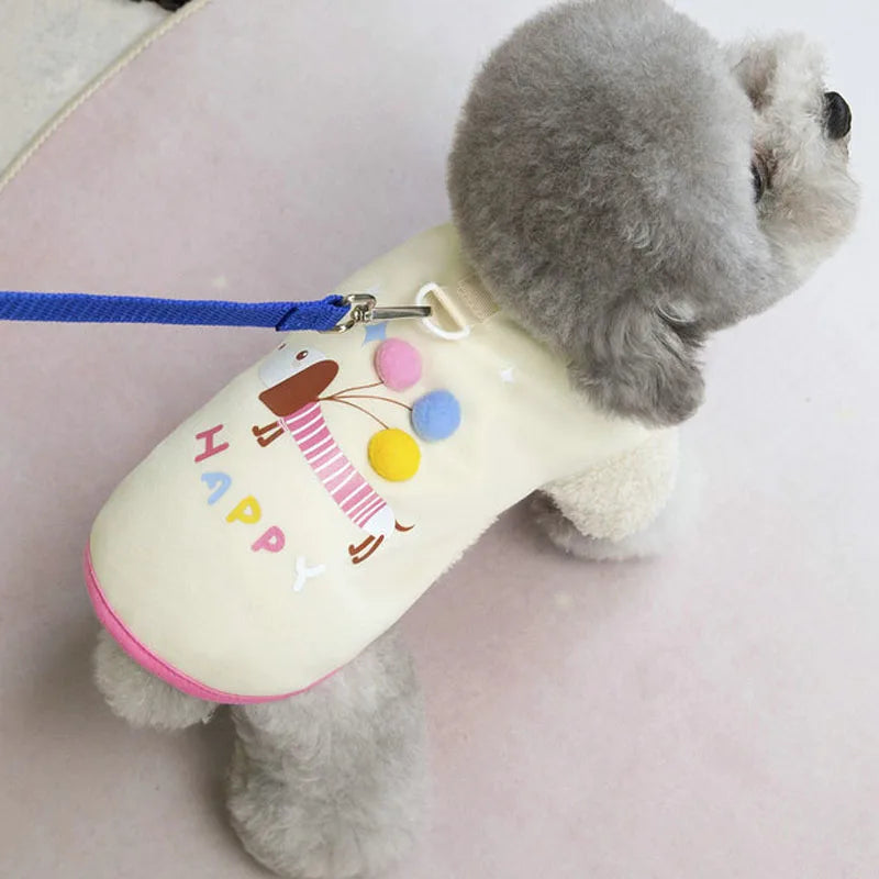 Dog Clothes Winter Fleece Warm Hoodies Coat Puppy Clothing Small Medium Dog Apparel