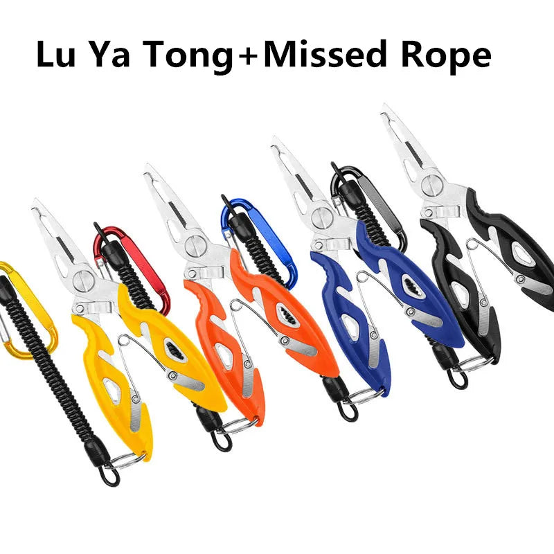 AquaPro Travel Fishing Pliers - Deep Hook Removal Nose