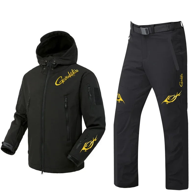 ArcticEdge Men Fleece Fishing Suit 2pc Jacket Pants - Warm