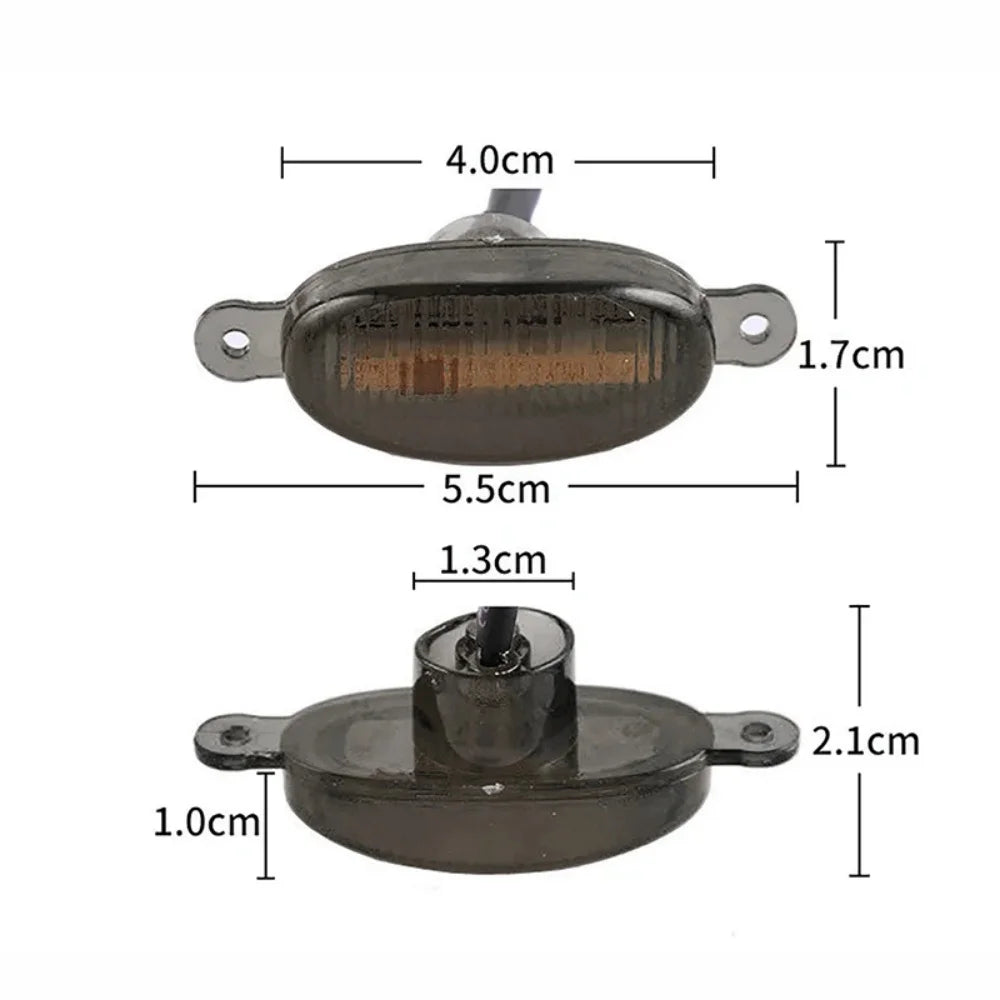 Eagle Eye Universal Front Grille Light - 12LED Smoked Amber
