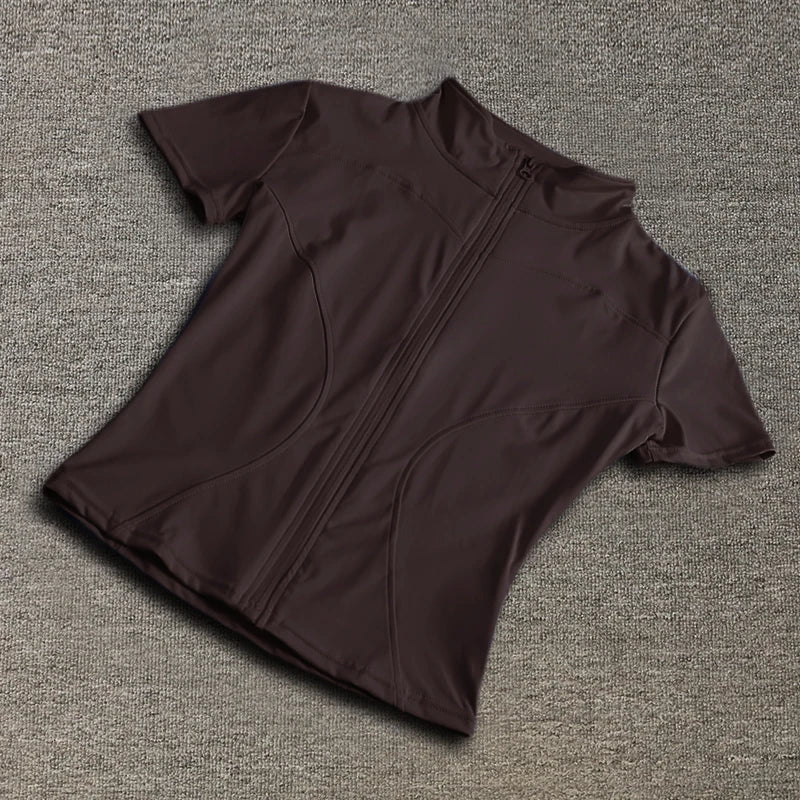 Summer Waist Slimming Training Tops - Quick Dry Yoga Wear