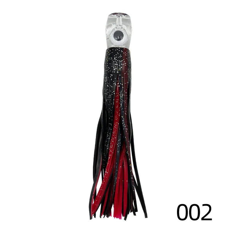 16cm/25cm Trolling Skirt Lures Marlin Tuna Dolphin Deep Sea Fishing Lure, Acrylic Octopus Soft , Resin Sea Fishing Lure