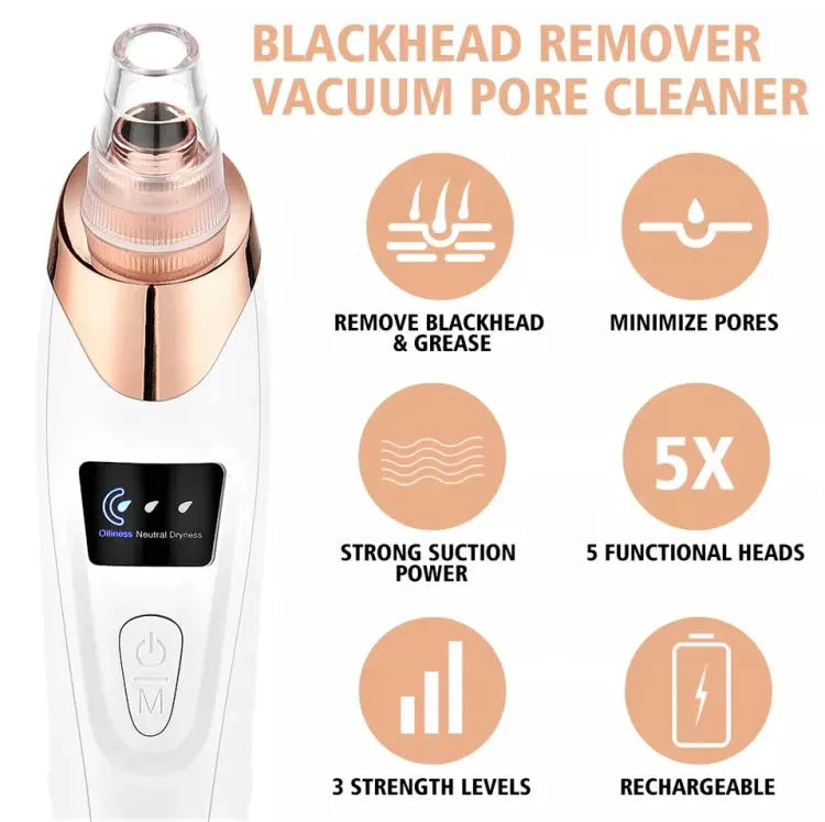 Blackhead Remover Vacuum Acne Cleaner Black Spots Removal