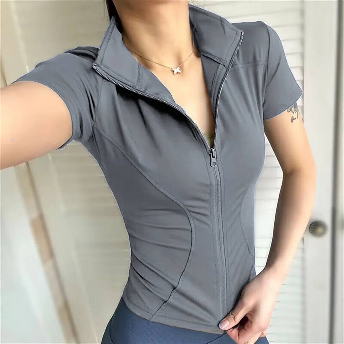 Summer Waist Slimming Training Tops - Quick Dry Yoga Wear