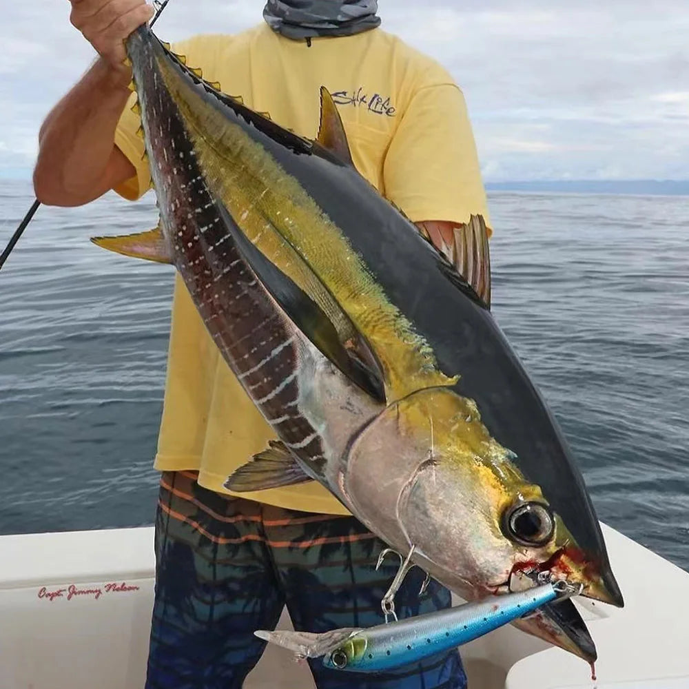 Deep Diving Trolling Lure Wobbler Bait Saltwater Fishing Tackle for Tuna, Wahoo Mahi-Mahi, Yellowtail 18cm/41g 24cm 100g