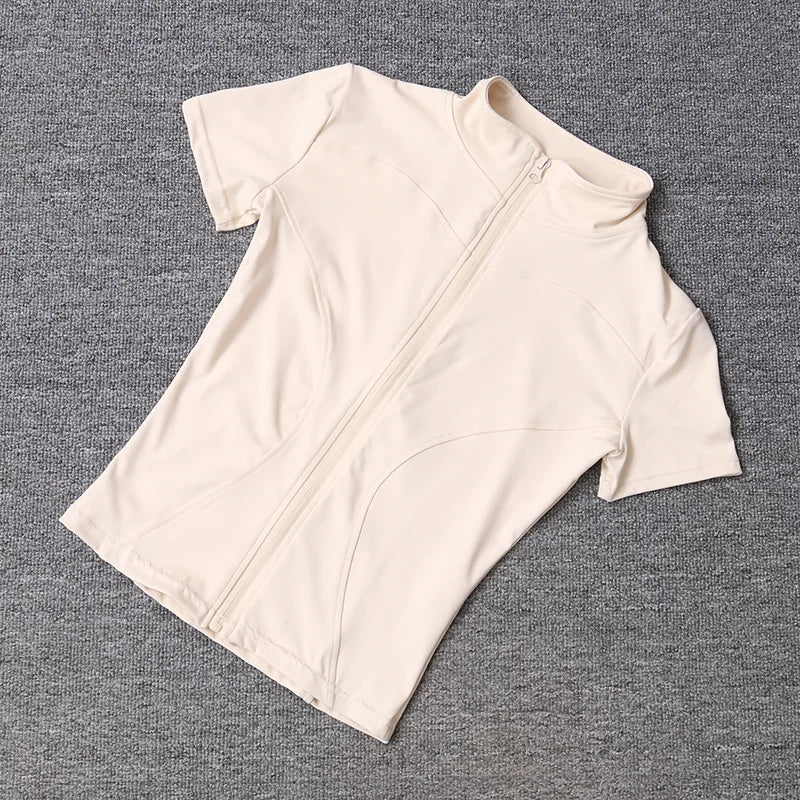 Summer Waist Slimming Training Tops - Quick Dry Yoga Wear