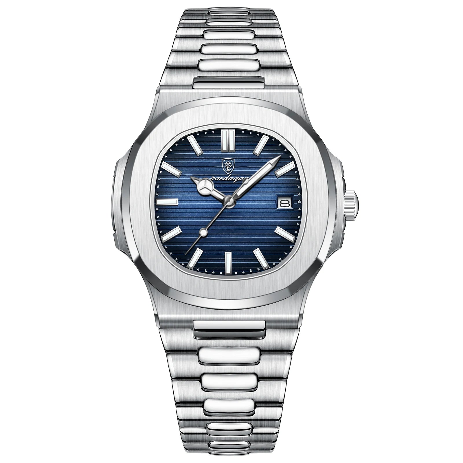 POEDAGAR Men’s Waterproof Luminous Wristwatch Quartz Watches For Men