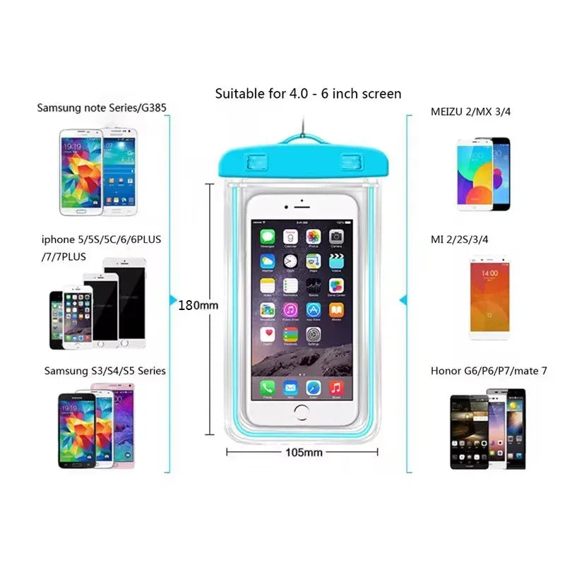 Underwater Dry Bag Case Cover Telefon Waterproof