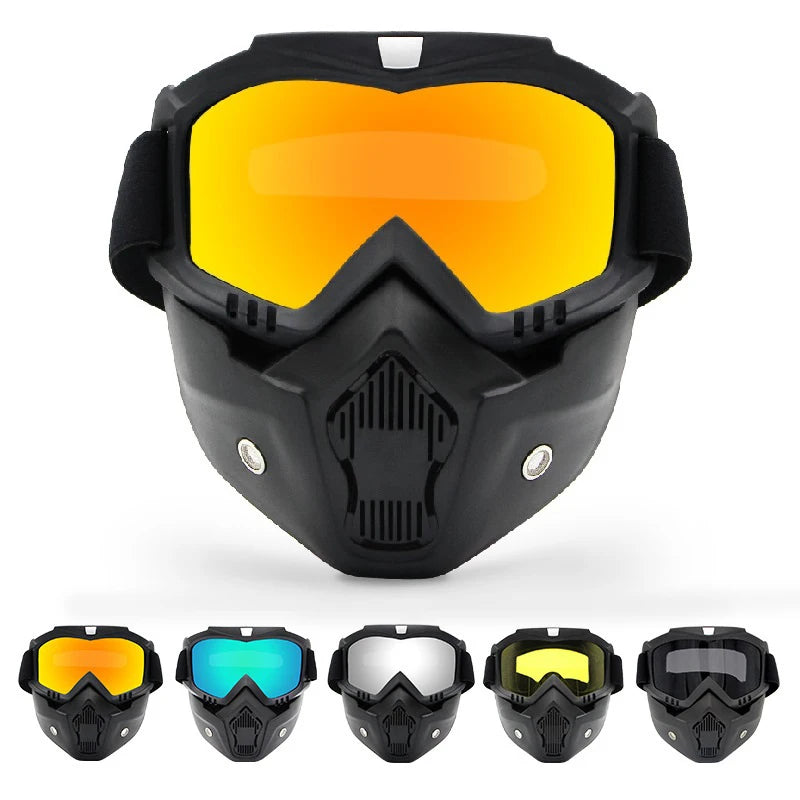 TrailGuard Dustproof Motocross Goggles - Breathable Fit