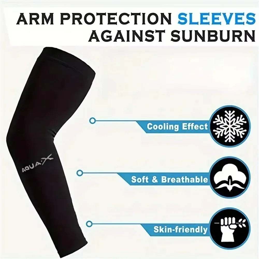 EverSun Ice Silk Arm Sleeves - Cooling Sun Protection