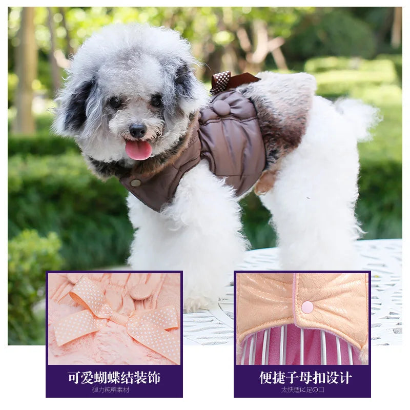 Hooded Pet Products Dog Clothes Winter Pet Clothing Hoodies Dog Puppy Jacket XS-3XL
