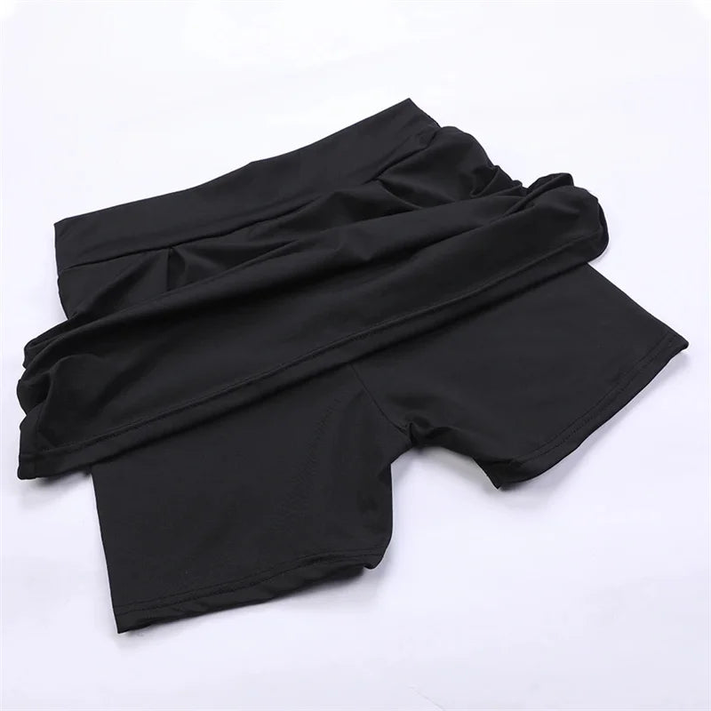 DF Summer Sprints Tennis Fitness Short Skirts - Quick Dry