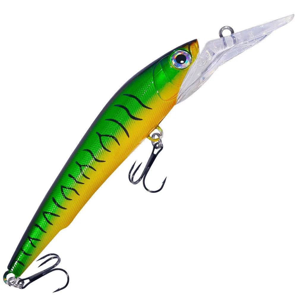 Deep Diving Trolling Lure Wobbler Bait Saltwater Fishing Tackle for Tuna, Wahoo Mahi-Mahi, Yellowtail 18cm/41g 24cm 100g