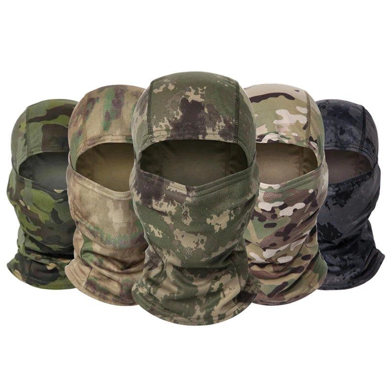 Camouflage Balaclava Full Face Mask Outdoor Sports Hunting Hiking Ski Mask Motorcycle Helmet Inner Cap
