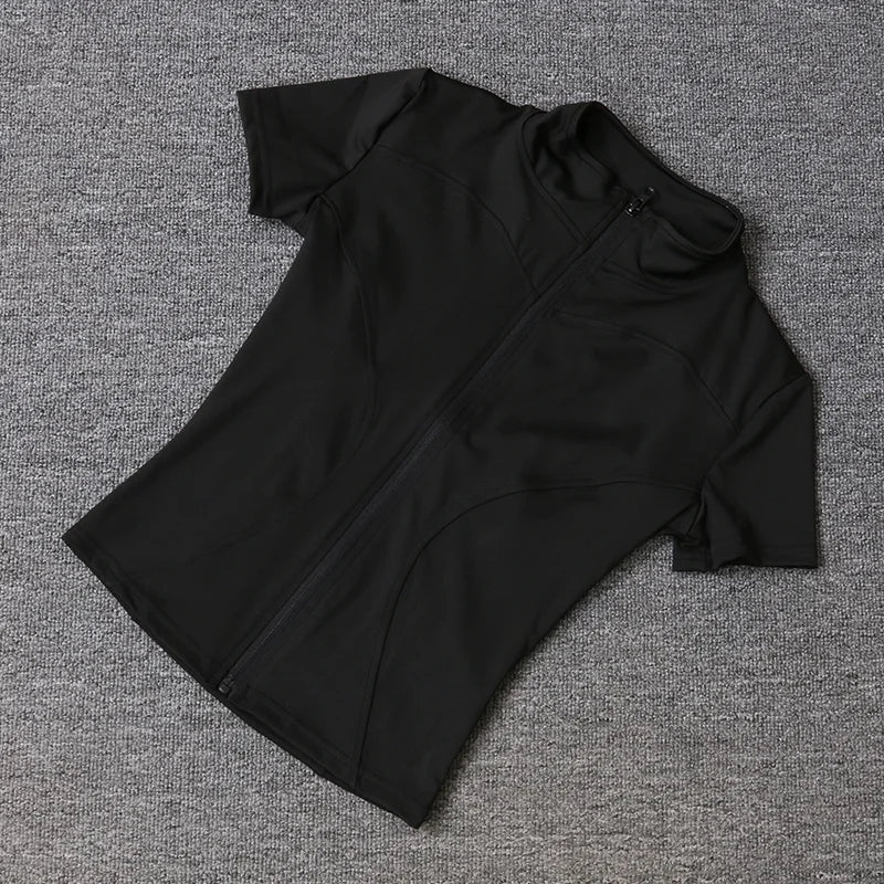Summer Waist Slimming Training Tops - Quick Dry Yoga Wear
