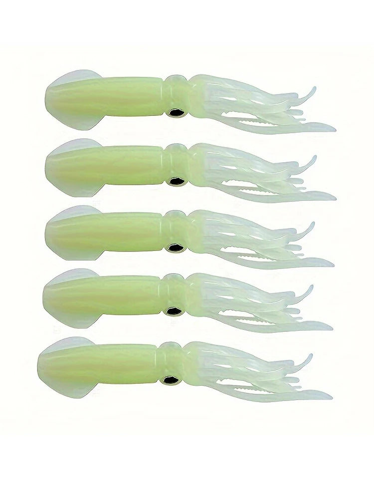 Bionic Squid Bait Lure Set - Five Piece Saltwater Lures