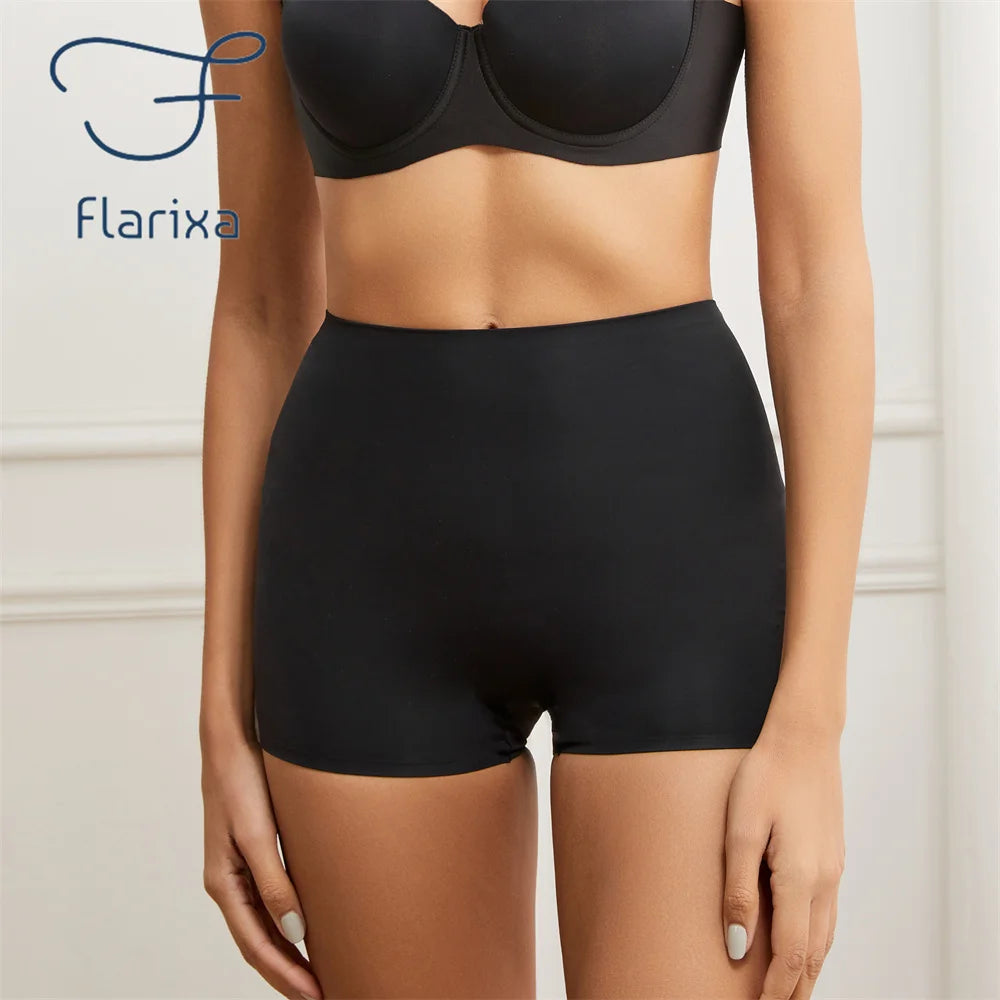 Flarixa Seamless Boxer Briefs For Women - Anti Chafe