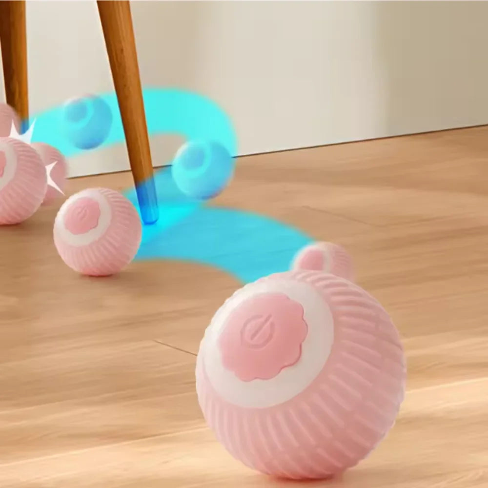 Cat Ball Toys Automatic Rolling Smart Cat Toys Interactive Training Self-moving Toys for Indoor Play