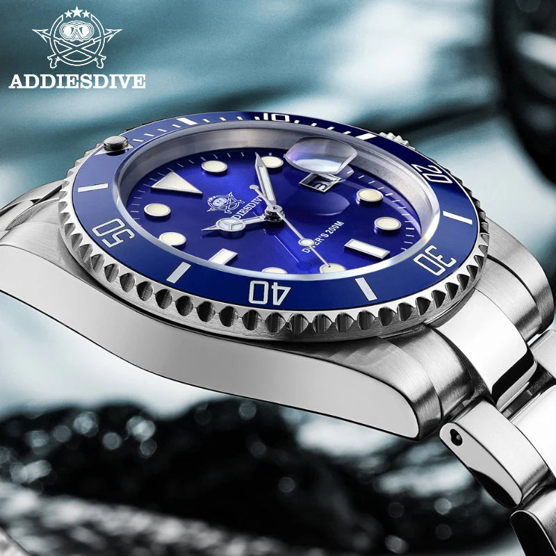 Men's Stainless Steel Watch Leisure Quartz Waterproof Outdoor Sports Watch